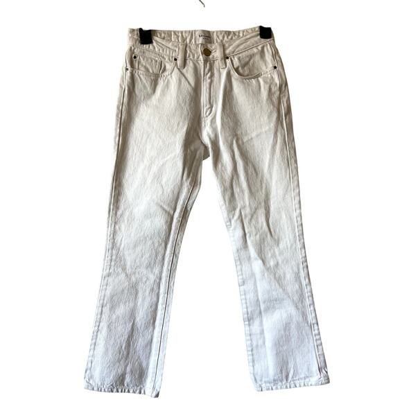 Sezane crop white jeans size 24 - Picture 1 of 7